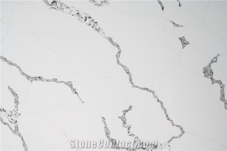 Best Selling Calacatta Quartz Slab For Hotel Project
