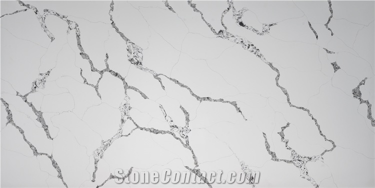 Best Selling Calacatta Quartz Slab For Hotel Project