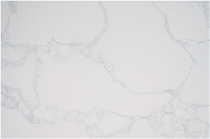 Big Slab Of Calacatta White Quartz Stone In Good Price
