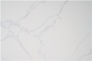 Big Slab Of Calacatta White Quartz Stone In Good Price