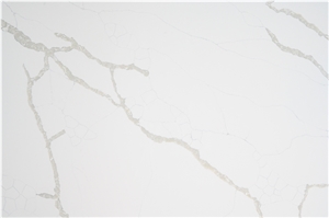 Big Slab Of Calacutta White Quartz Stone From China