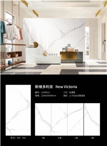 Calacatta Marble Look Sintered Stone Big Slabs Tiles
