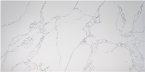 Excellent Calacatta Quartz Stone Big  Polished Slab