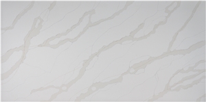 Excellent Calacatta Quartz Stone Slab Manmade Stone