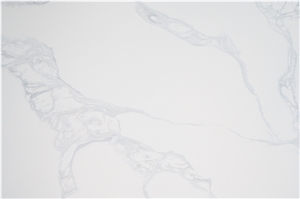 Good Veins Quartz Slab Light Veins Grey Color