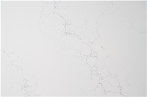 High Quality Calacatta Quartz Slab With Grey Veins