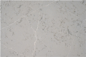 High Quality Calacatta Quartz Slab With  Grey White Veins