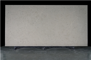 High Quality Calacatta Quartz Slab With  Grey White Veins