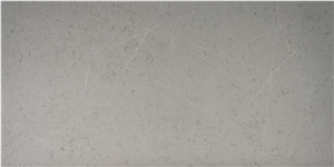High Quality Calacatta Quartz Slab With  Grey White Veins