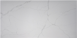 High Quality Calacatta Quartz Slab With White Veins