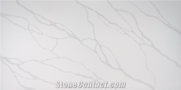 Hot Sell Calacatta Quartz Slab Manmade Stone