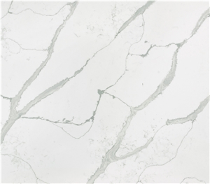 Hot Sell Calacatta White Artificial Quartz Slab