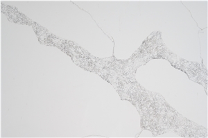 Hot Sell Calacatta White Grey Quartz Slab For Hotel Project