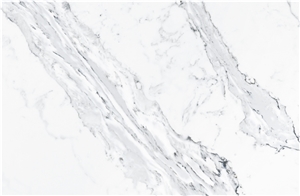 Hot Sell High End Calacatta White Quartz Slab For Kitchen