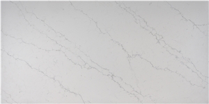 Man Made Engineered Stone Artificial Calacatta Quartz Slab