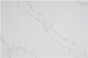 Man Made Engineered Stone Artificial Calacatta Quartz Slab