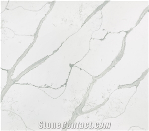 Man Made Stone Artificial Calacatta Quartz Slab