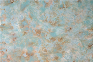 Orange Green Color On Quartz Slab Man Made Stone Orange Green Color On Quartz Slab Man Made Stone
