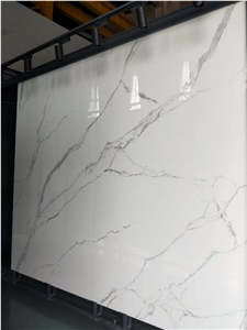 Statuario Marble Look Sintered Stone Slabs