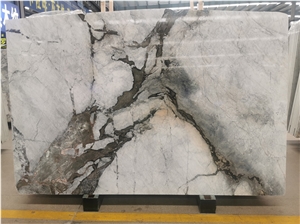 Big Natural Stone Grey With Black Veins Marble Slab
