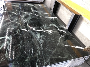 Big Slab Of Natural Verde Alpi Green Marble Slab Stone