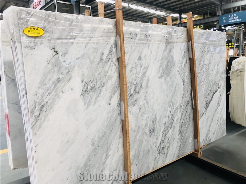 China Sunny White Marble Slab