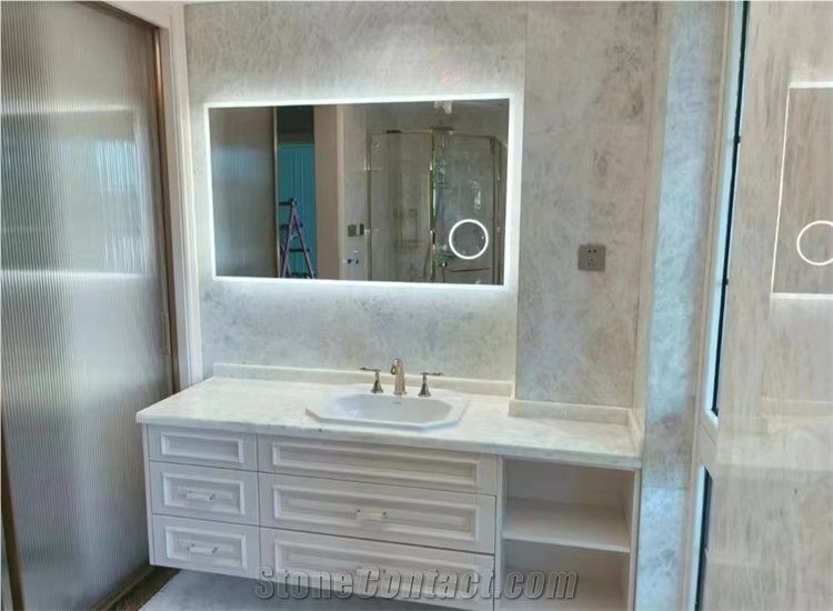 Hot Sell Popular Color Natural Quartzite In Blue White Color
