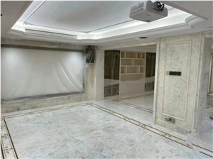 Hot Sell Popular Color Natural Quartzite In Blue White Color