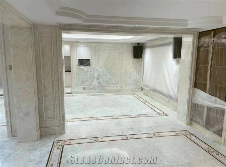 Hot Sell Popular Color Natural Quartzite In Blue White Color