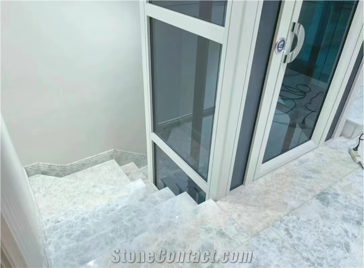 Hot Sell Popular Color Natural Quartzite In Blue White Color