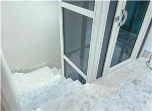 Hot Sell Popular Color Natural Quartzite In Blue White Color