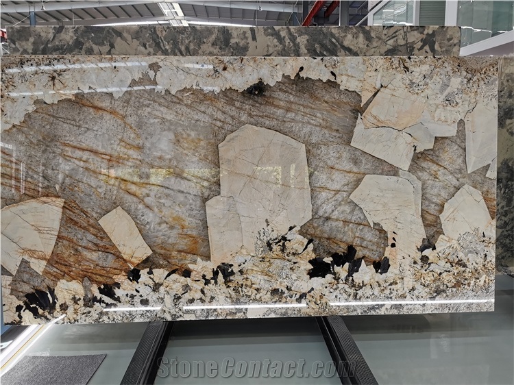 Patagonia Quartzite Big Slab With Crystal Natural Stone