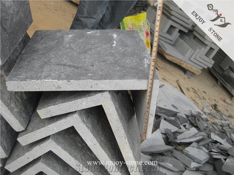 China Black Basalt/Mushroomed,Natural/Corner Stone