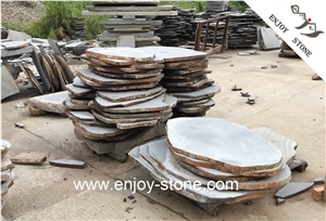 China Grey Basalt,Light Grey,Flagstone Paver,Irregular,Crazy Pattern