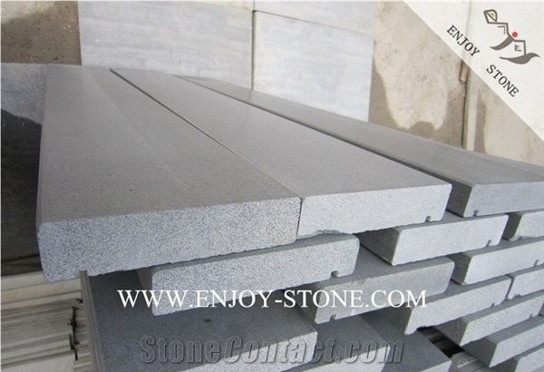 China Grey Basalt Window Sill, Honed Finish Window Surround