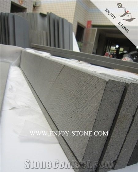 China Grey Basalt Window Sill, Honed Finish Window Surround