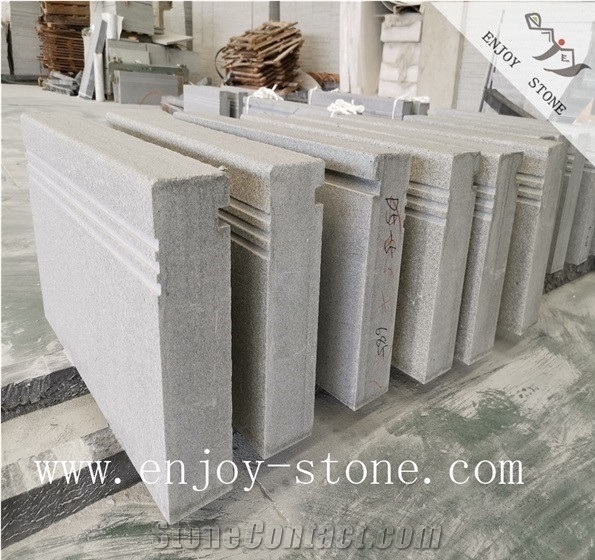 New G603 Padang White/Granite/Flamed/Stairs,Steps,Tread