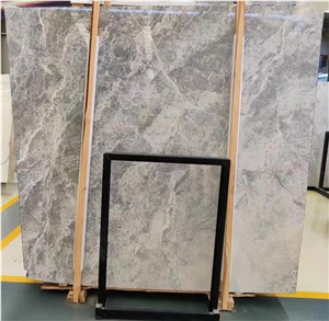 Grey Silver Sable Marble Slabs