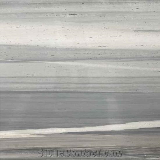 Palissandro Blue With Grey And White Wave Marble Slabs