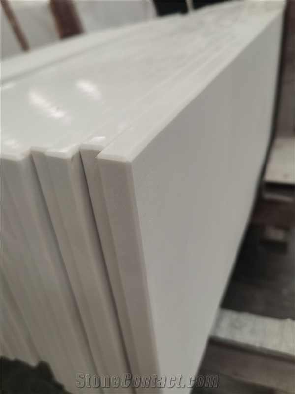 Pure White Artificial Marble Window Sill Sanded Cill