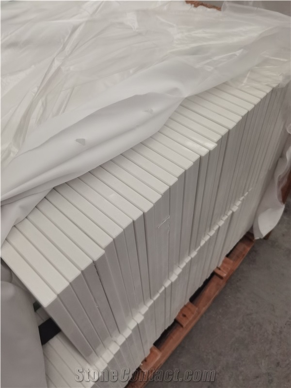 Pure White Artificial Marble Window Sill Sanded Cill