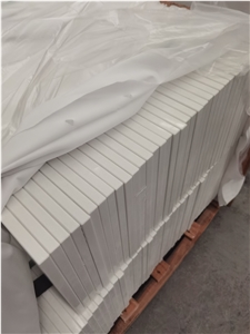 Pure White Artificial Marble Window Sill Sanded Cill