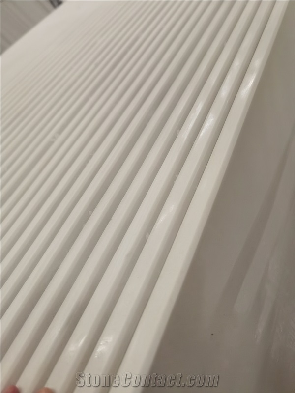 Pure White Artificial Marble Window Sill Sanded Cill
