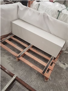 Pure White Artificial Marble Window Sill Sanded Cill