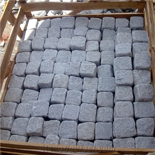 G603 Granite Own Quarry Cobblestone, Pavers