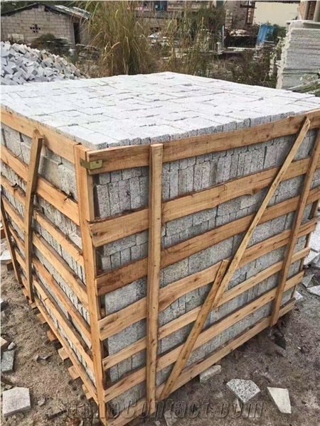 G603 Granite Own Quarry Cobblestone, Pavers