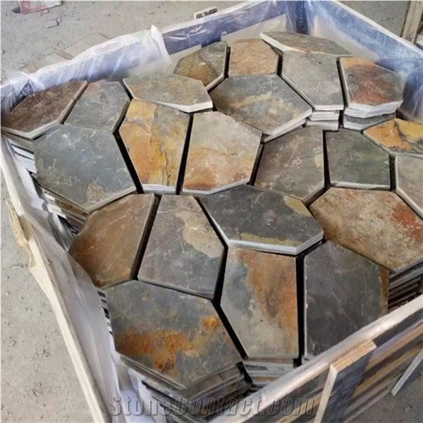 G603 Granite Random Flagstone Pavers, Own Quarry 2 Manufacture Factories