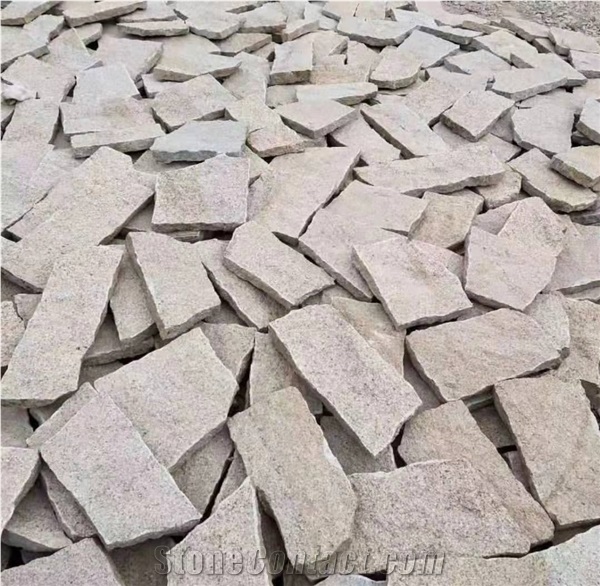 G603 Granite Random Flagstone Pavers, Own Quarry 2 Manufacture Factories