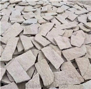 G603 Granite Random Flagstone Pavers, Own Quarry 2 Manufacture Factories