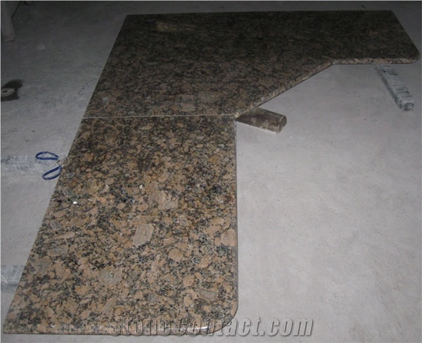 Most Competitive Giallo Fiorito Granite Bar Top